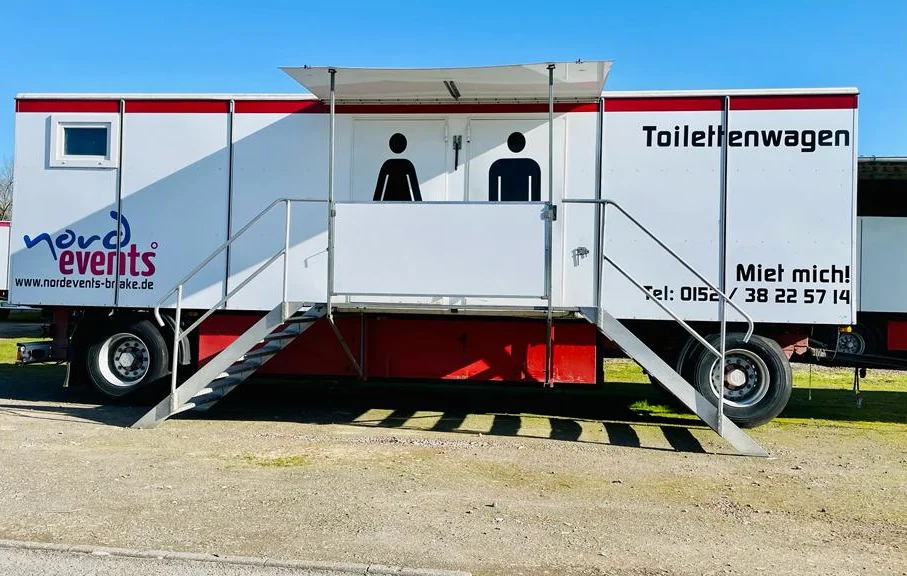 Toilettenwagen von Nord Events