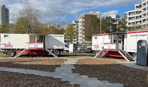 Toilettenwagen von Nord Events